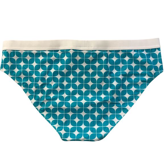 Andrew Christian Viceroy Bikini Aqua White XL Extra Large - Picture 8 of 12